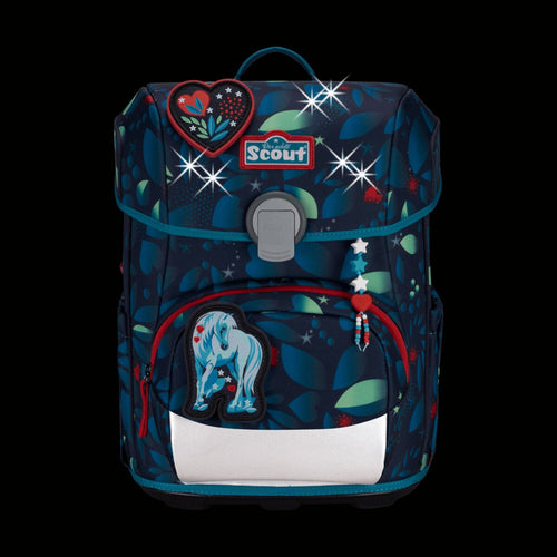 Scout Neo Schulranzen-Set LED White Unicorn 21,5 Liter
