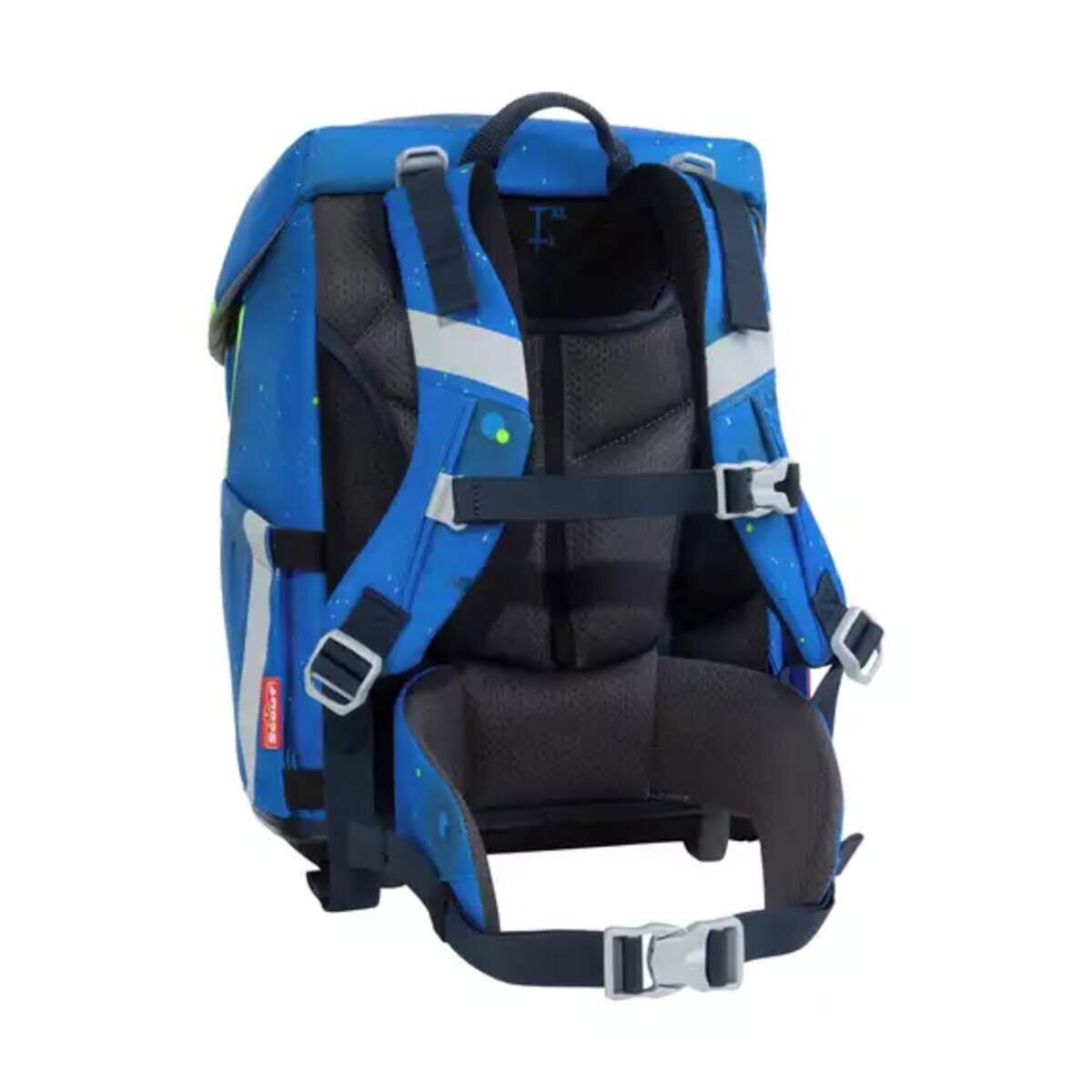 Scout Safety Light Sunny II Schulranzenset Blue Space, 4-teilig