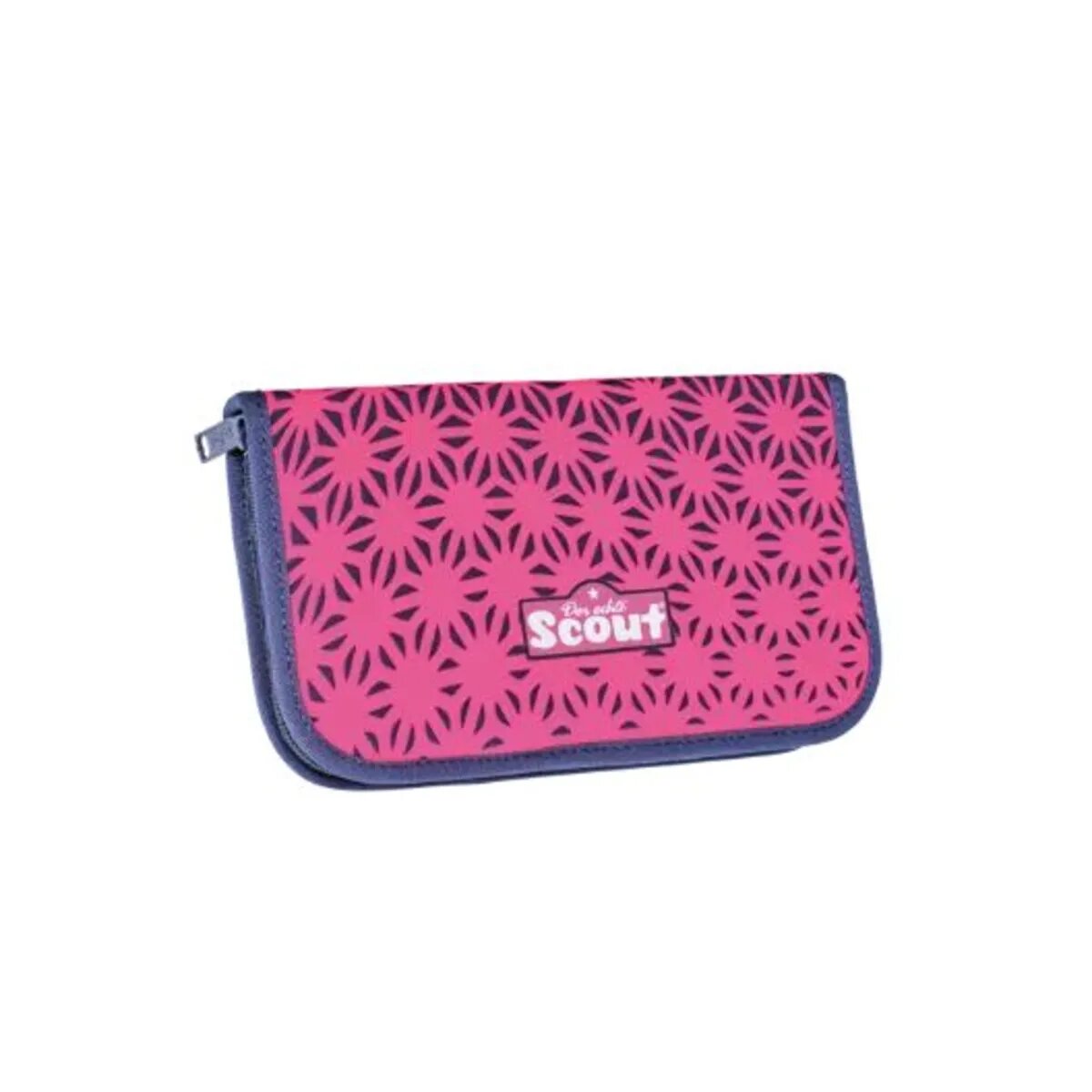 Scout Schulranzen-Set Alpha DIN Neon Safety Pink Glow, 4-teilig