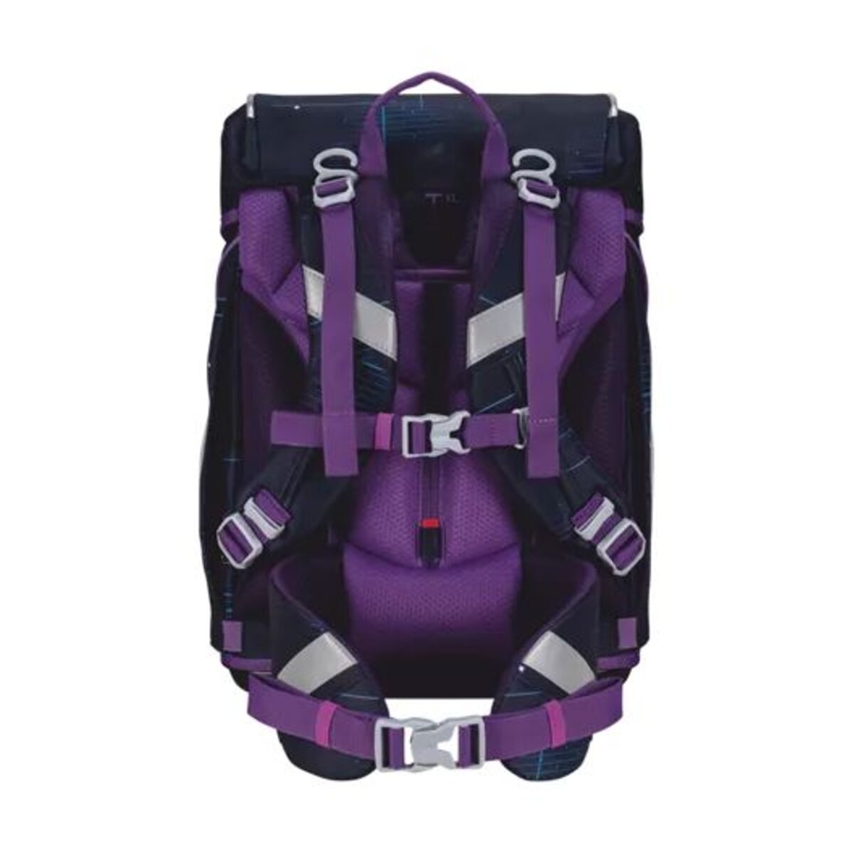 Scout Schulranzen-Set Alpha Exklusiv Safety Light Spooky Starlight