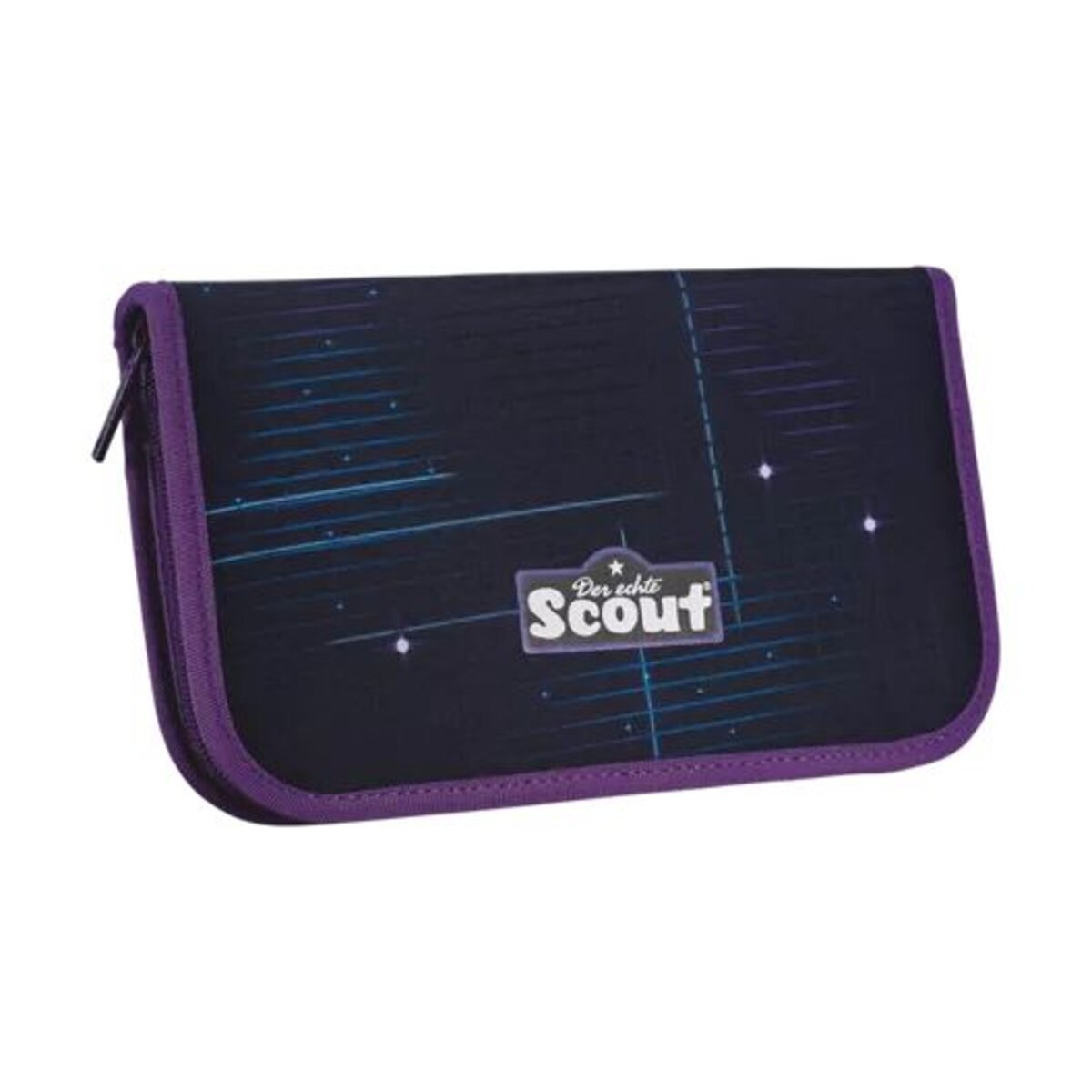 Scout Schulranzen-Set Alpha Exklusiv Safety Light Spooky Starlight
