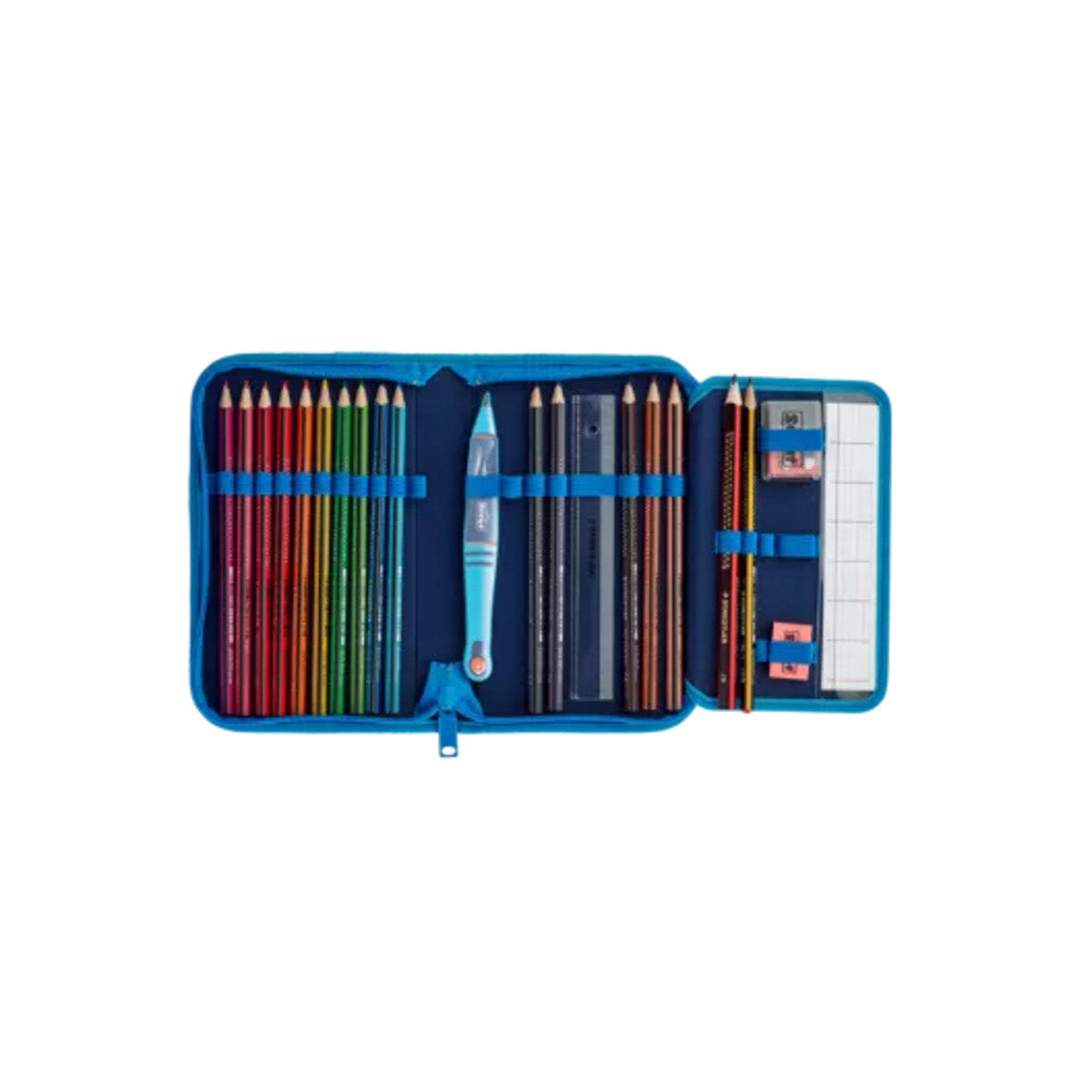 Scout Schulranzen-Set Sunny II LED Sternenhimmel, 4-teilig