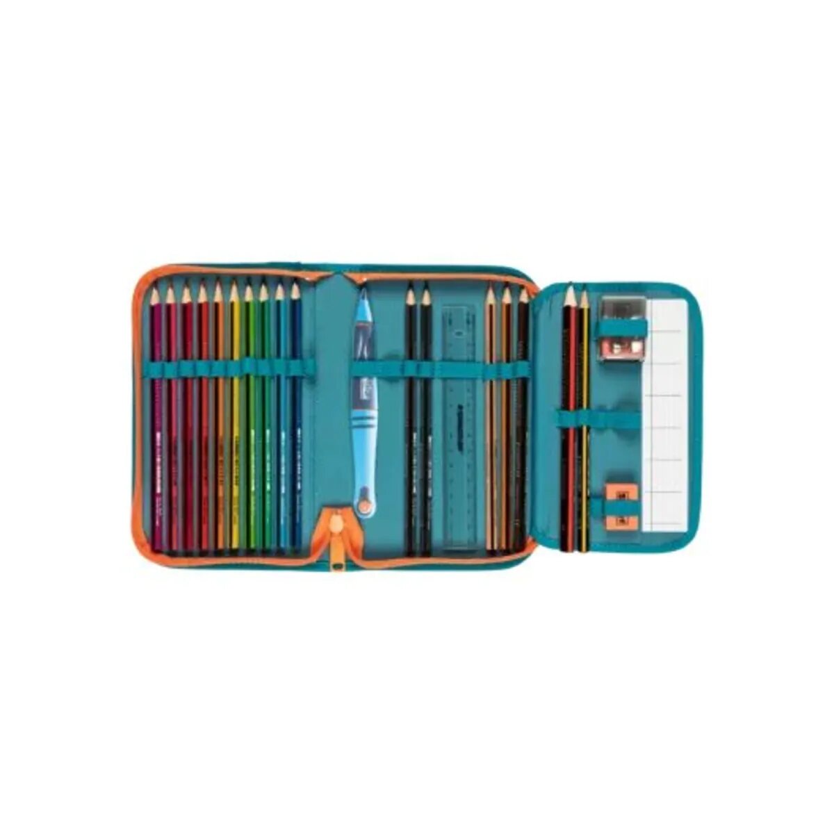 Scout Schulranzen-Set Sunny II Exklusiv Superflash Seadragon, 4-teilig