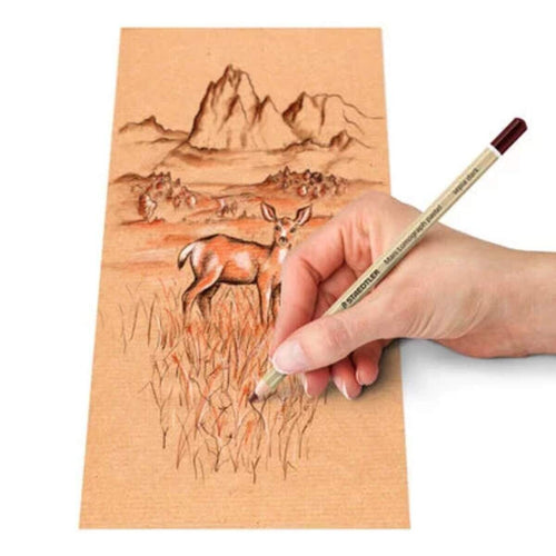 STAEDTLER® Pastellstift Lumog. 6x BK FSC 100%
