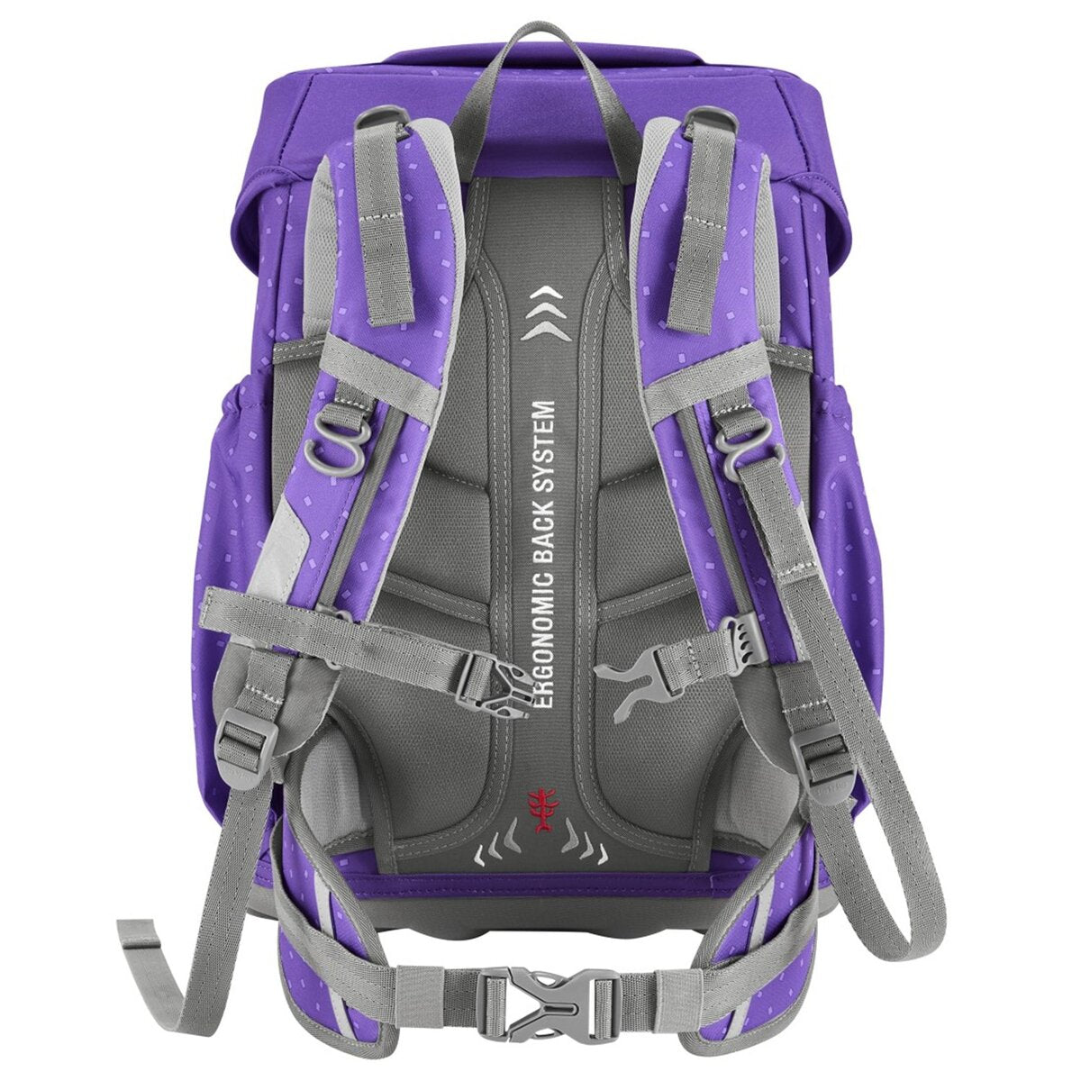 Step by Step BASIS Schulranzen-Set Purple Konfetti, 4-teilig