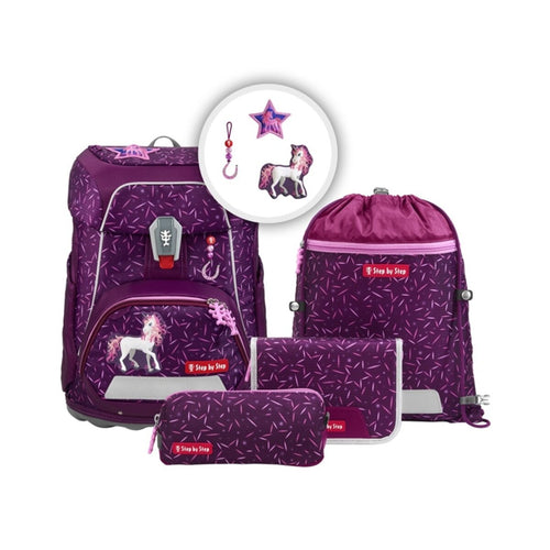 FIT Schulranzen-Set "Pretty Unicorn Nuala", 5-teilig