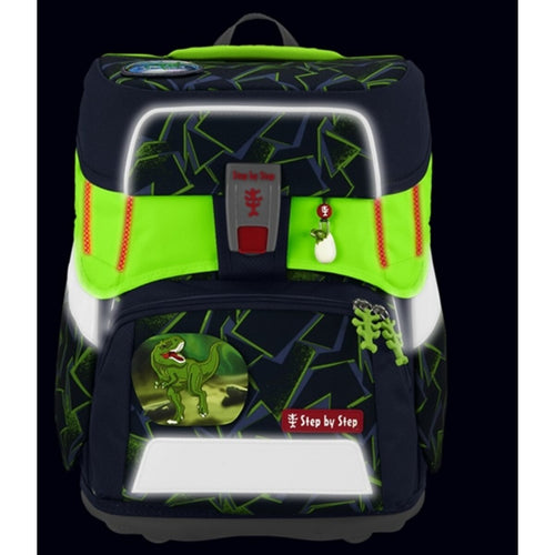 LED Neon Pull-Over für die Schulranzenmodelle SPACE, CLOUD & 2IN1 PLUS,grün