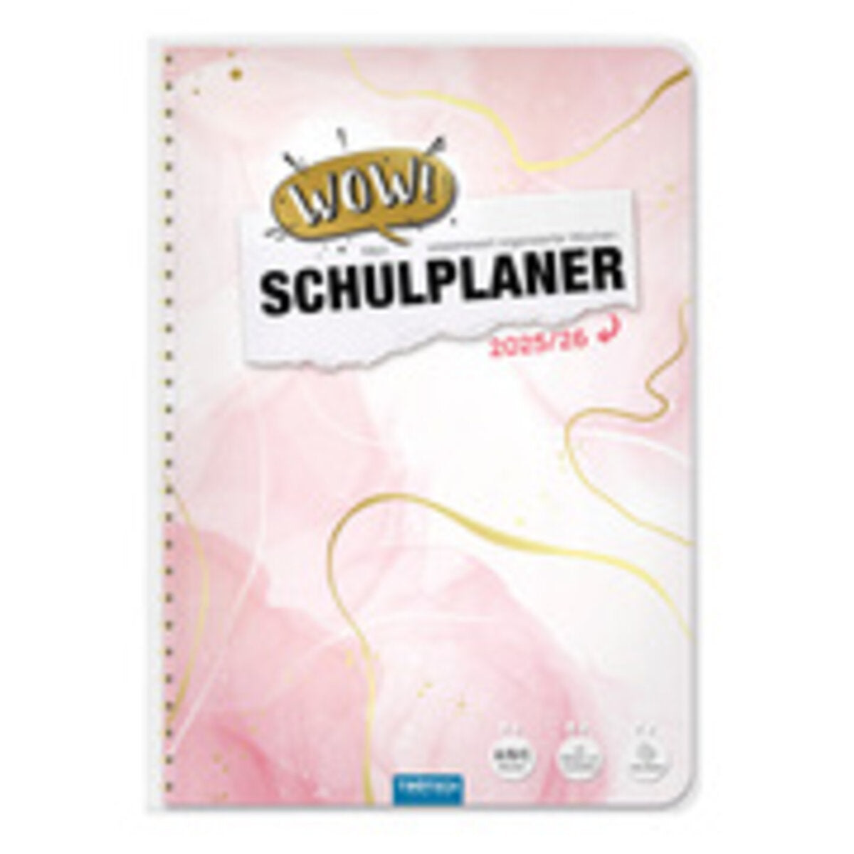 Trötsch Schulplaner WOW Marble 2025/2026