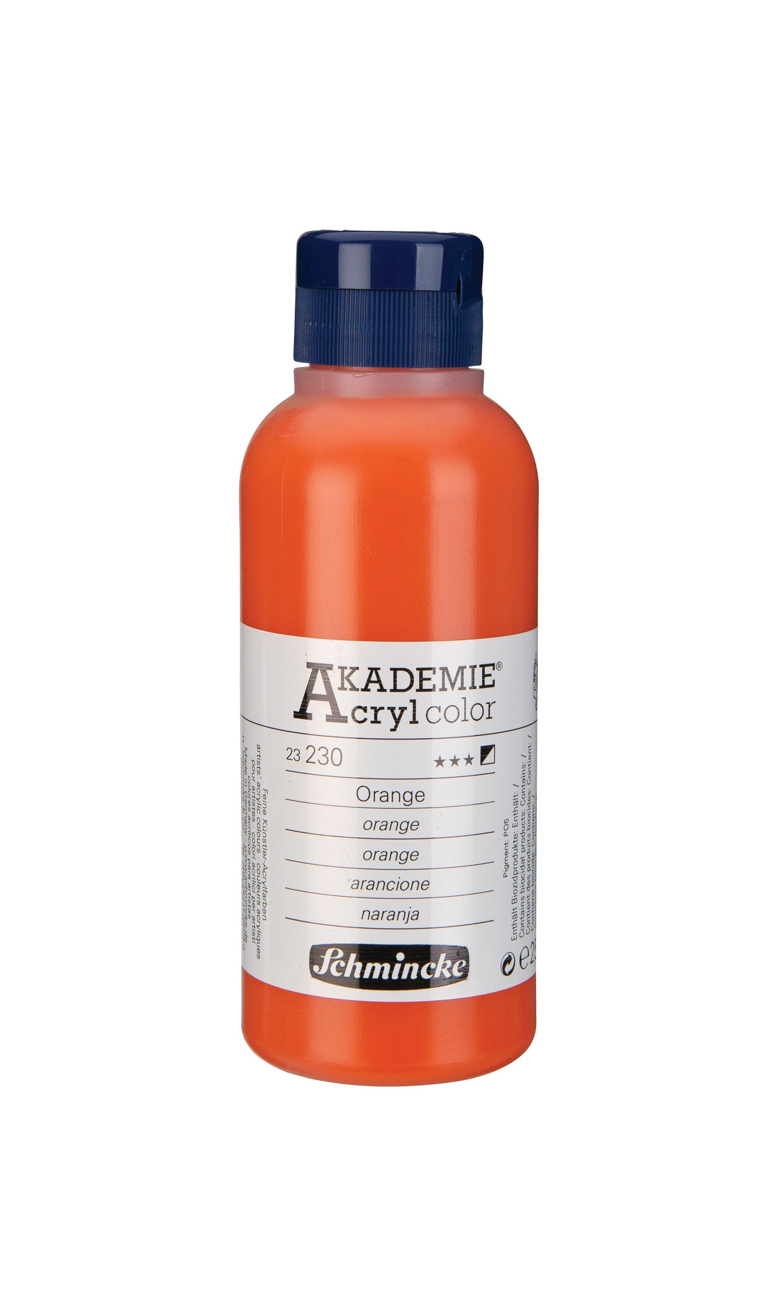 AKADEMIE Acryl color 250ml Orange