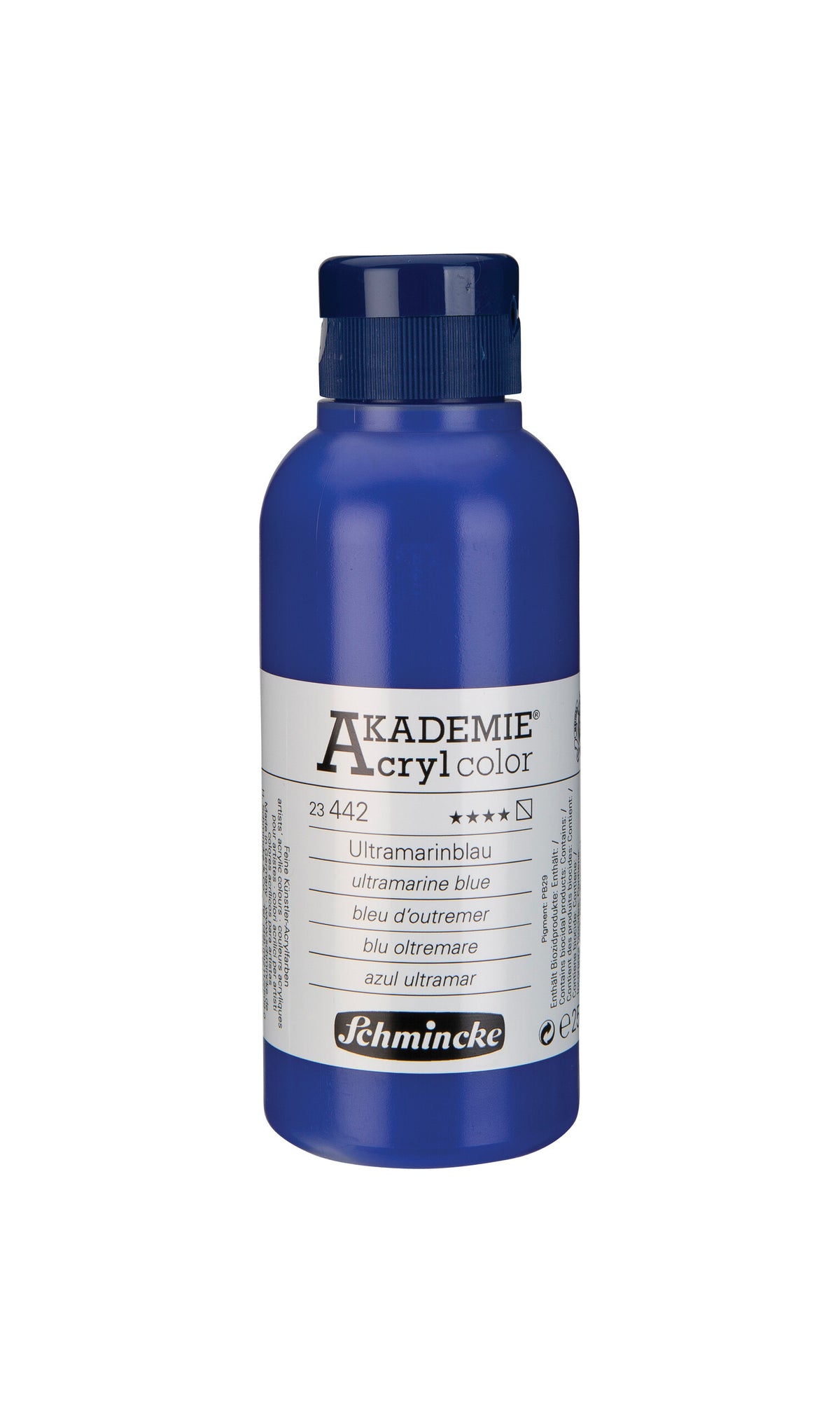 AKADEMIE Acryl color 250ml Ultramarinblau