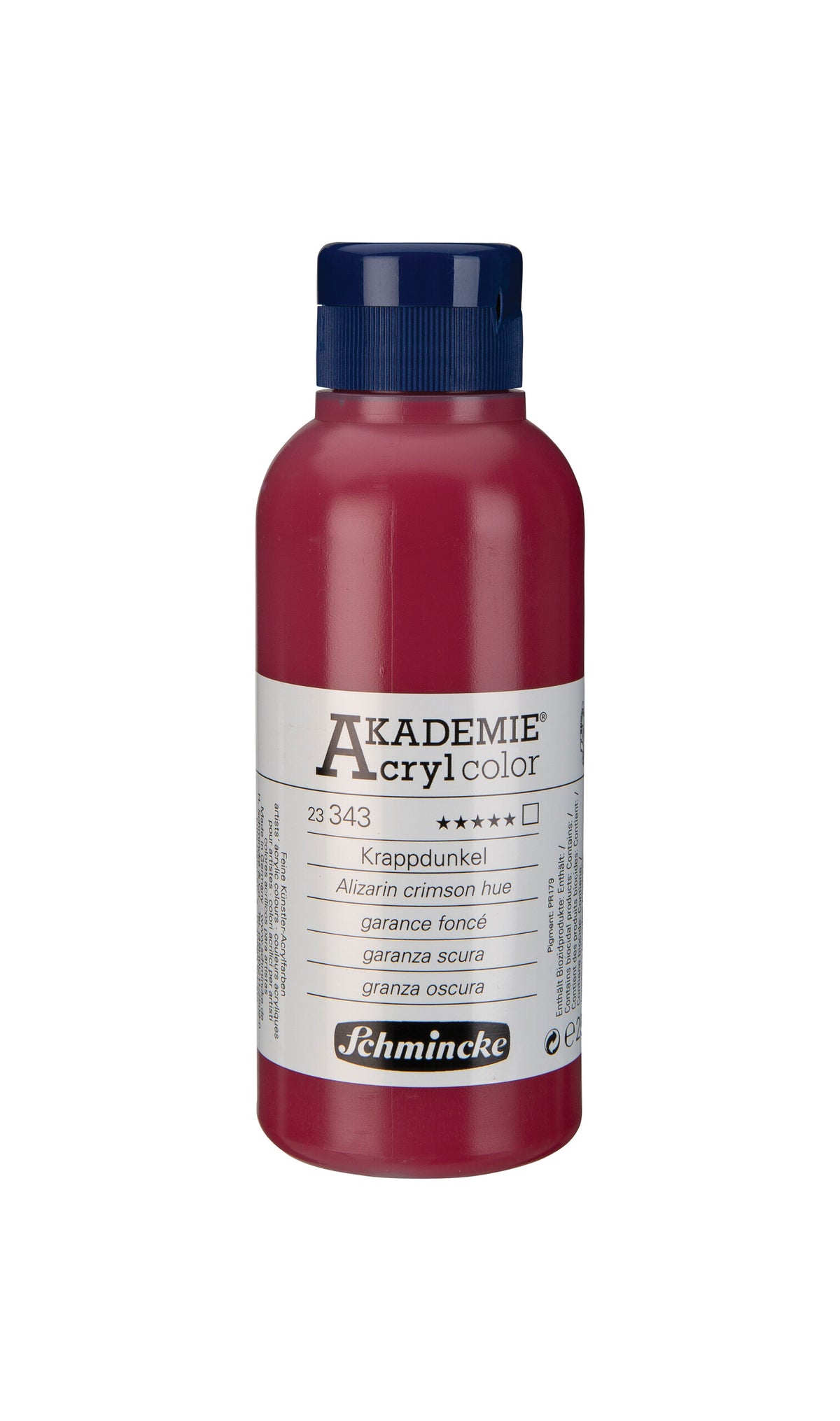 AKADEMIE Acryl color 250ml Krappdunkel