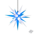 Stern A7 blau/weiß, ca. 68cm, Plastik