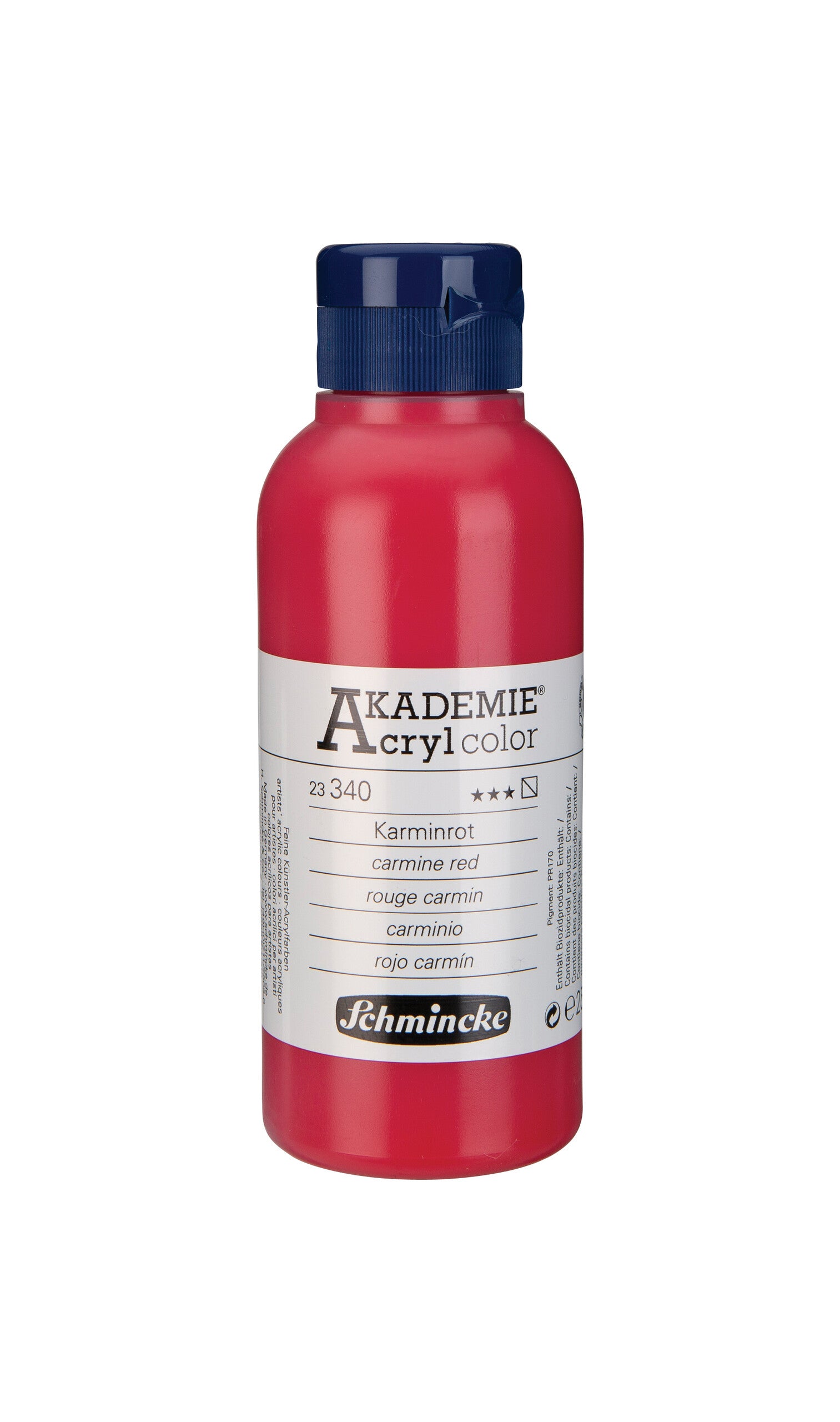AKADEMIE Acryl color 250ml Karminrot