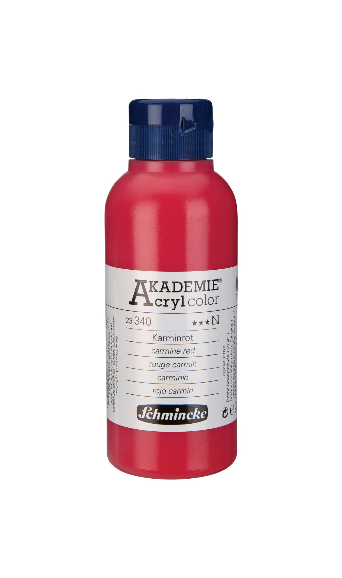 AKADEMIE Acryl color 250ml Karminrot