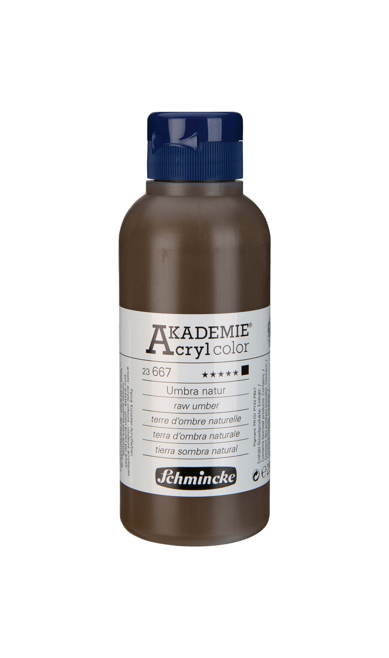 AKADEMIE Acryl color 250ml Umbra natur