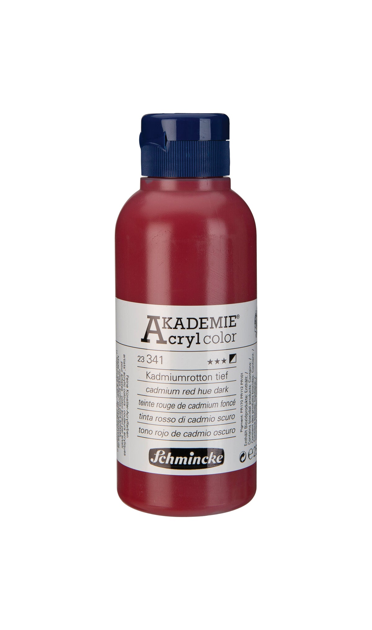 AKADEMIE Acryl color 250ml Kadmiumrotton tief