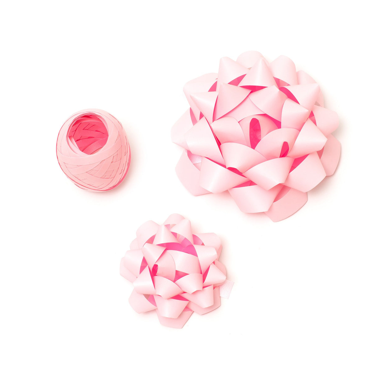 BOWS & RIBBON SET - PINK