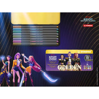 Premium Metallic-Filzstift STABILO Pen 68 metallic KPop Demon Hunters 8er Metalletui - Special "Golden" Edition