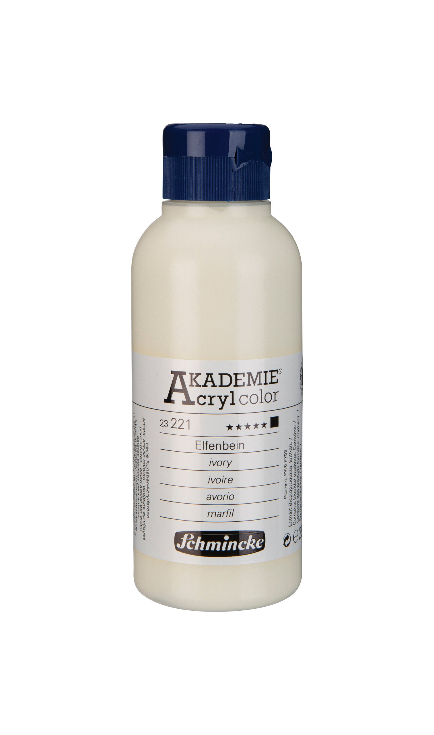 AKADEMIE Acryl color 250ml Elfenbein