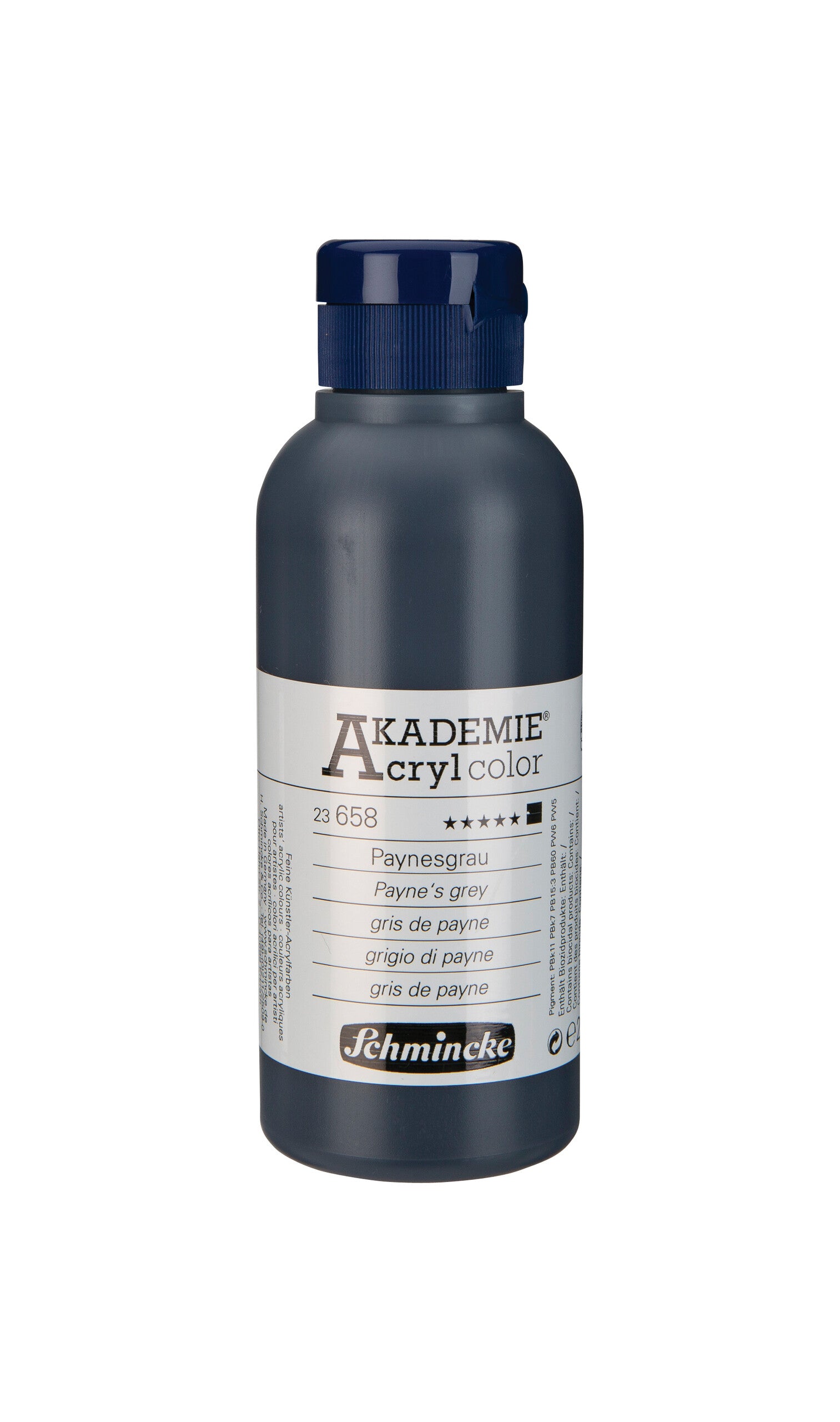 AKADEMIE Acryl color 250ml Paynesgrau