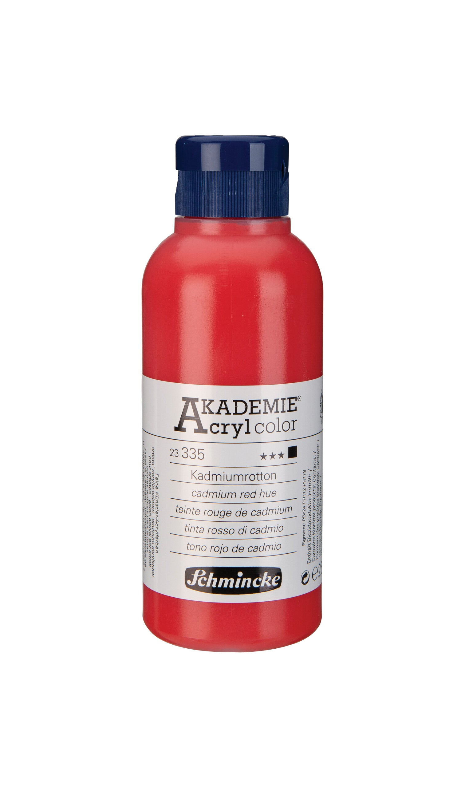 AKADEMIE Acryl color 250ml Kadmiumrotton