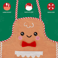 Weihnachtliche Küchenschürze Gingerbread - Super Chef
