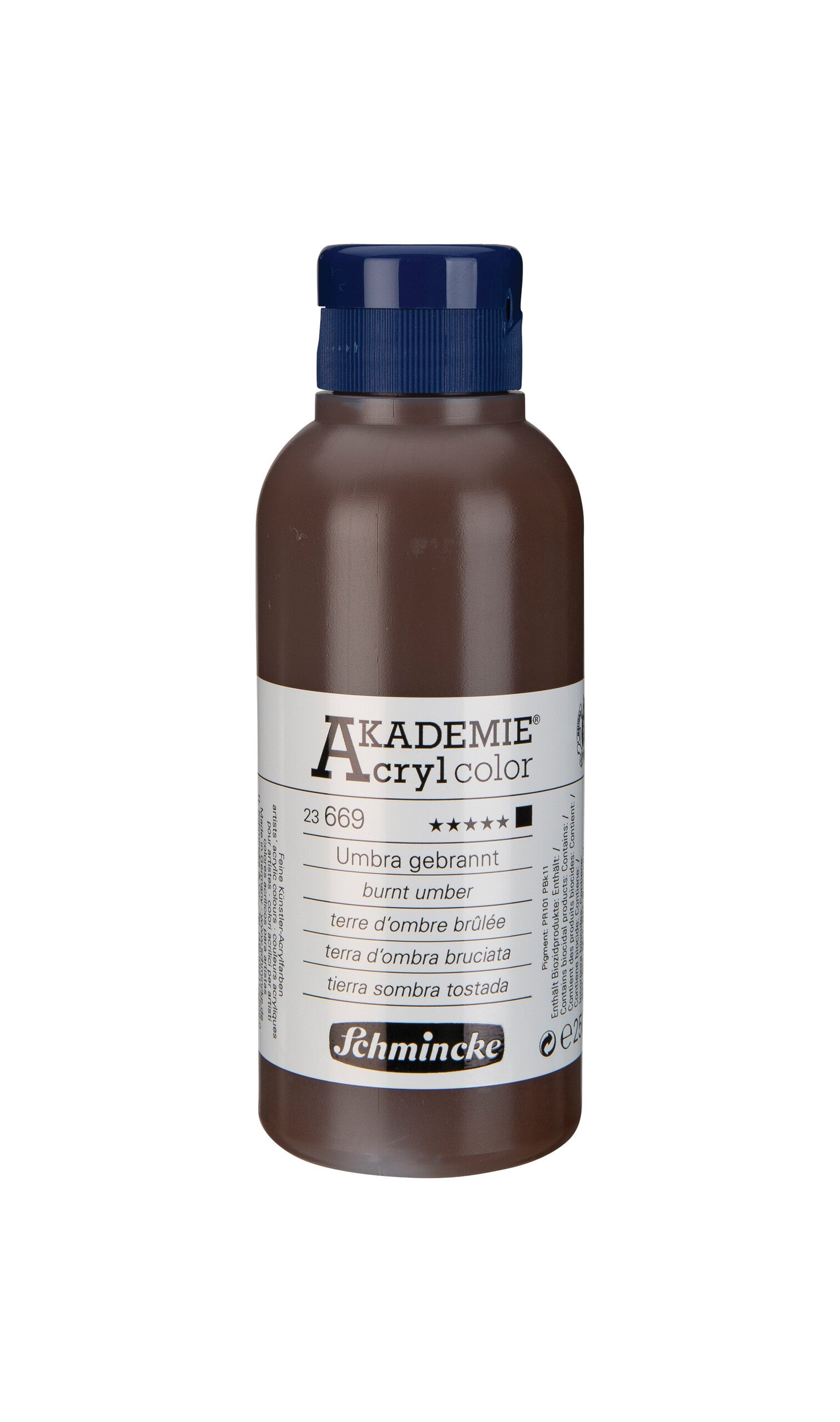 AKADEMIE Acryl color 250ml Umbra gebrannt