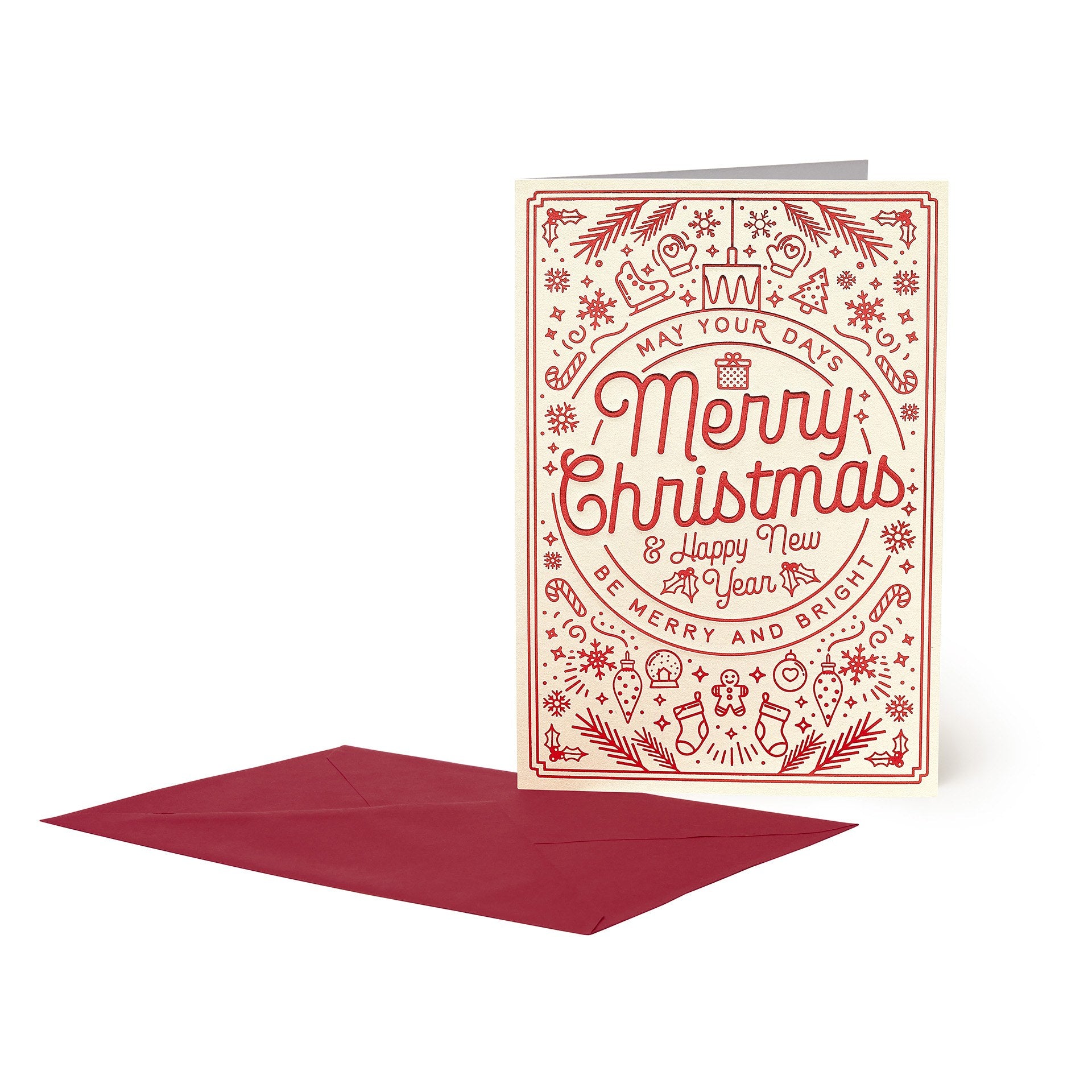 Karte Legami Weihnachten Merry X-Mas