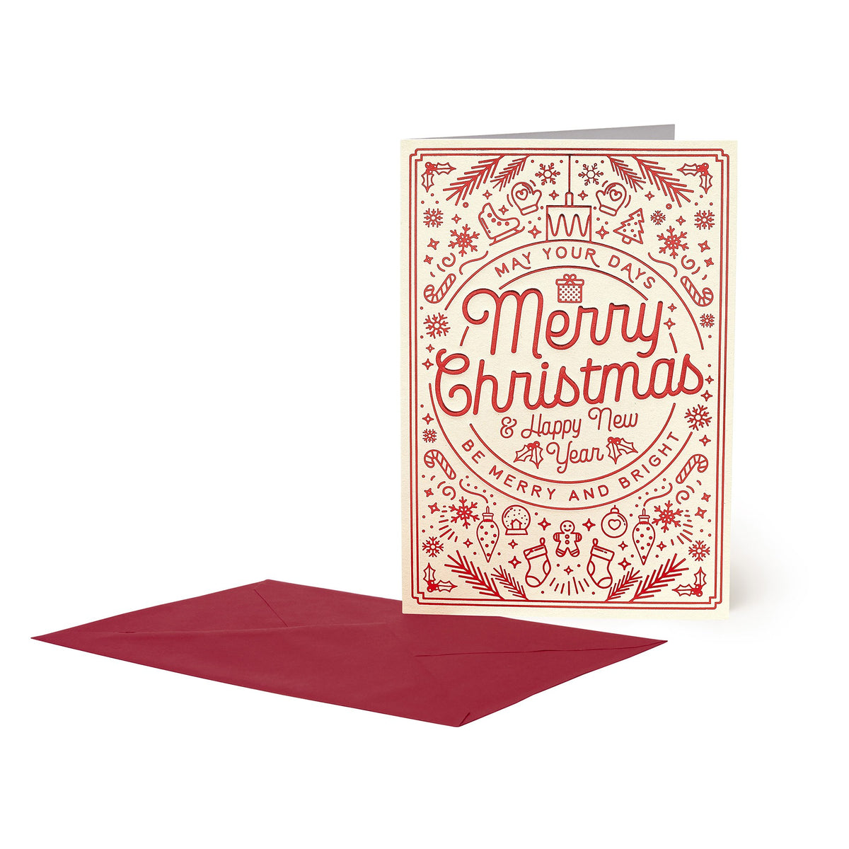 Karte Legami Weihnachten Merry X-Mas