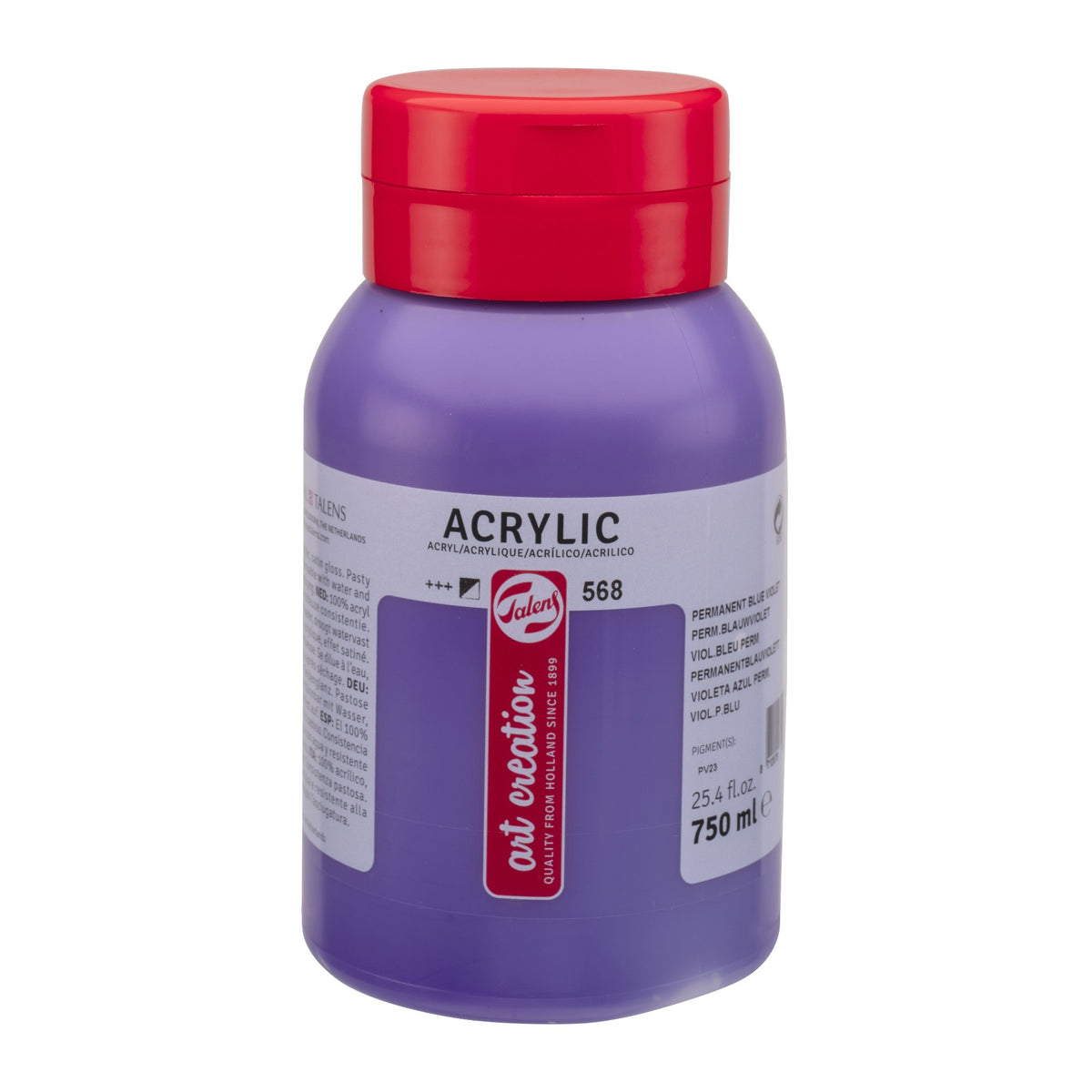 Talens Art Creation Acrylfarbe Flasche 750 ml Permanentblauviolett 568