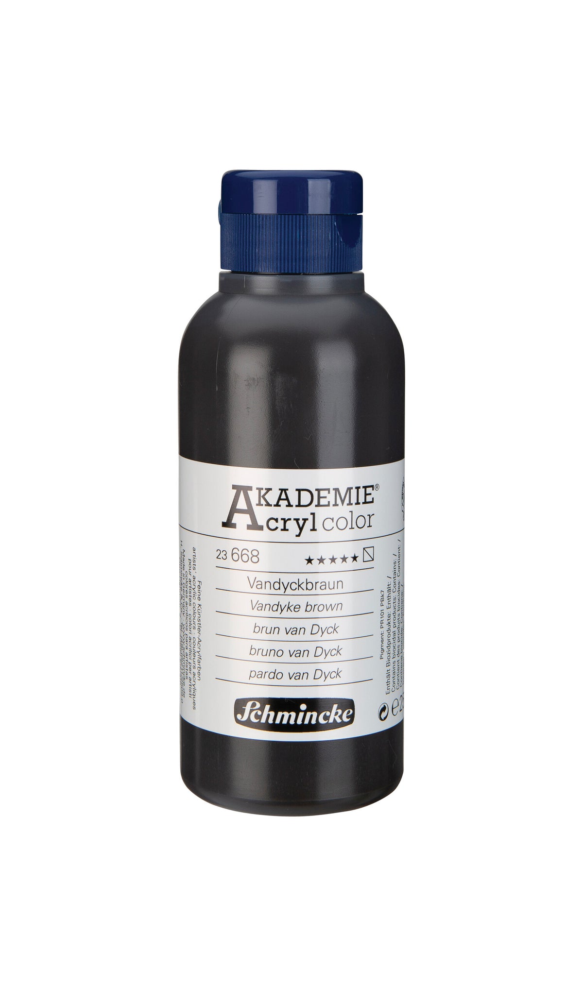 AKADEMIE Acryl color 250ml Vandyckbraun