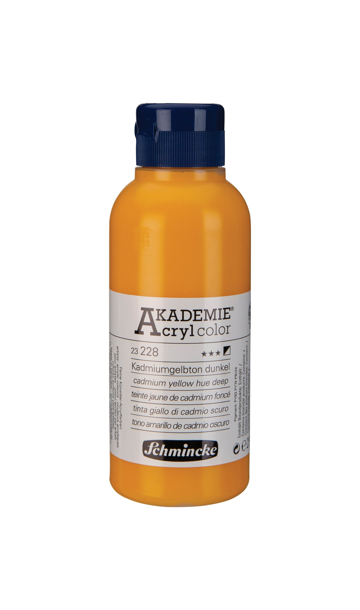 AKADEMIE Acryl color 250ml Kadmiumgelbton dunkel
