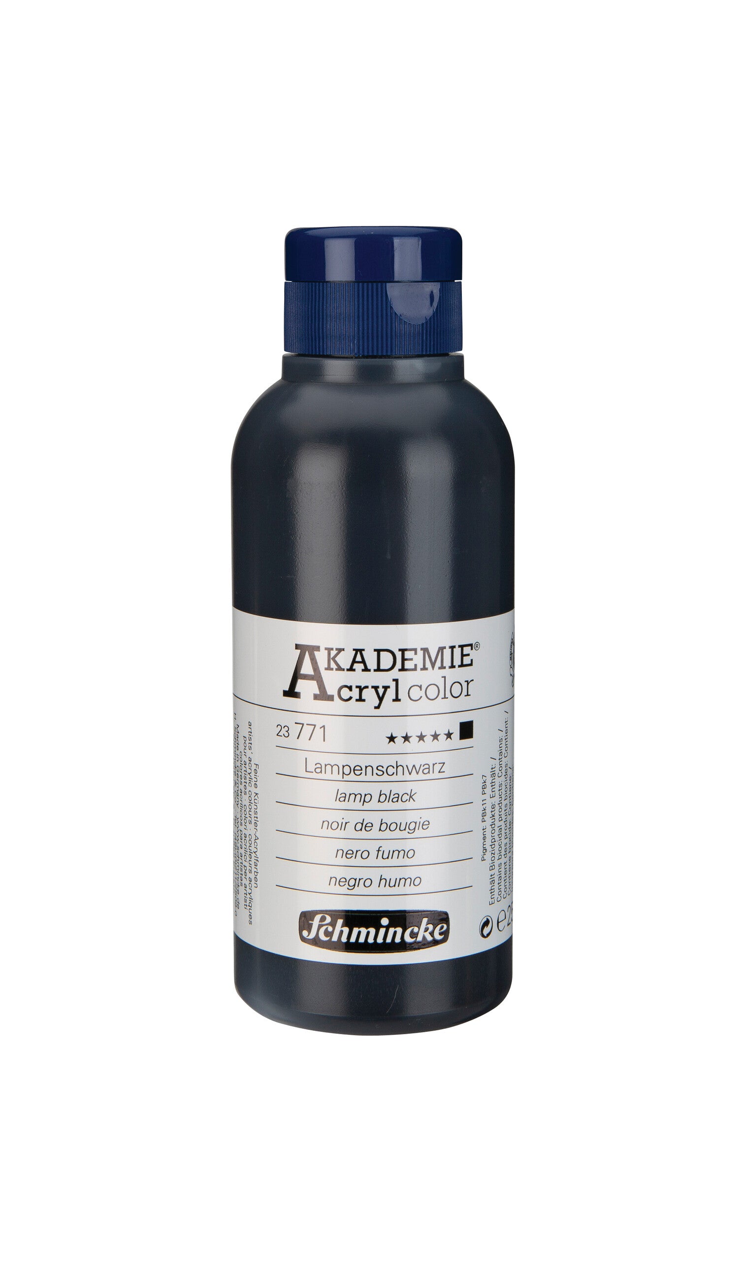 AKADEMIE Acryl colorLampenschwarz  PG 1 250ml