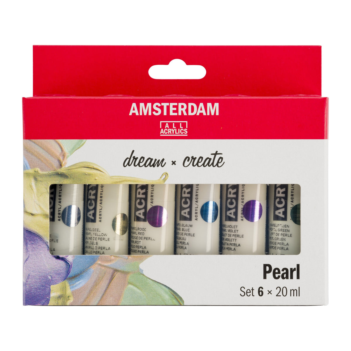 Amsterdam Acrylfarben Perlfarben Set | 6 x 20 ml
