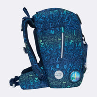 Beckmann Schulrucksack-Set Classic "Science" 7-teilig