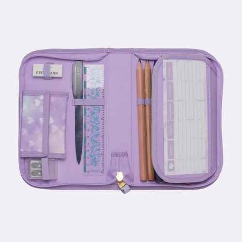 Beckmann Federmappe mit Inhalt, Unicorn Princess Purple