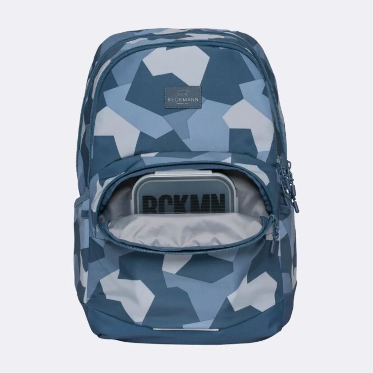 Beckmann Schulrucksack Sport Junior, Blue Camo