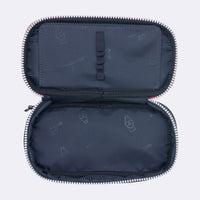 Ovales Schlamperetui Sport, Navy White