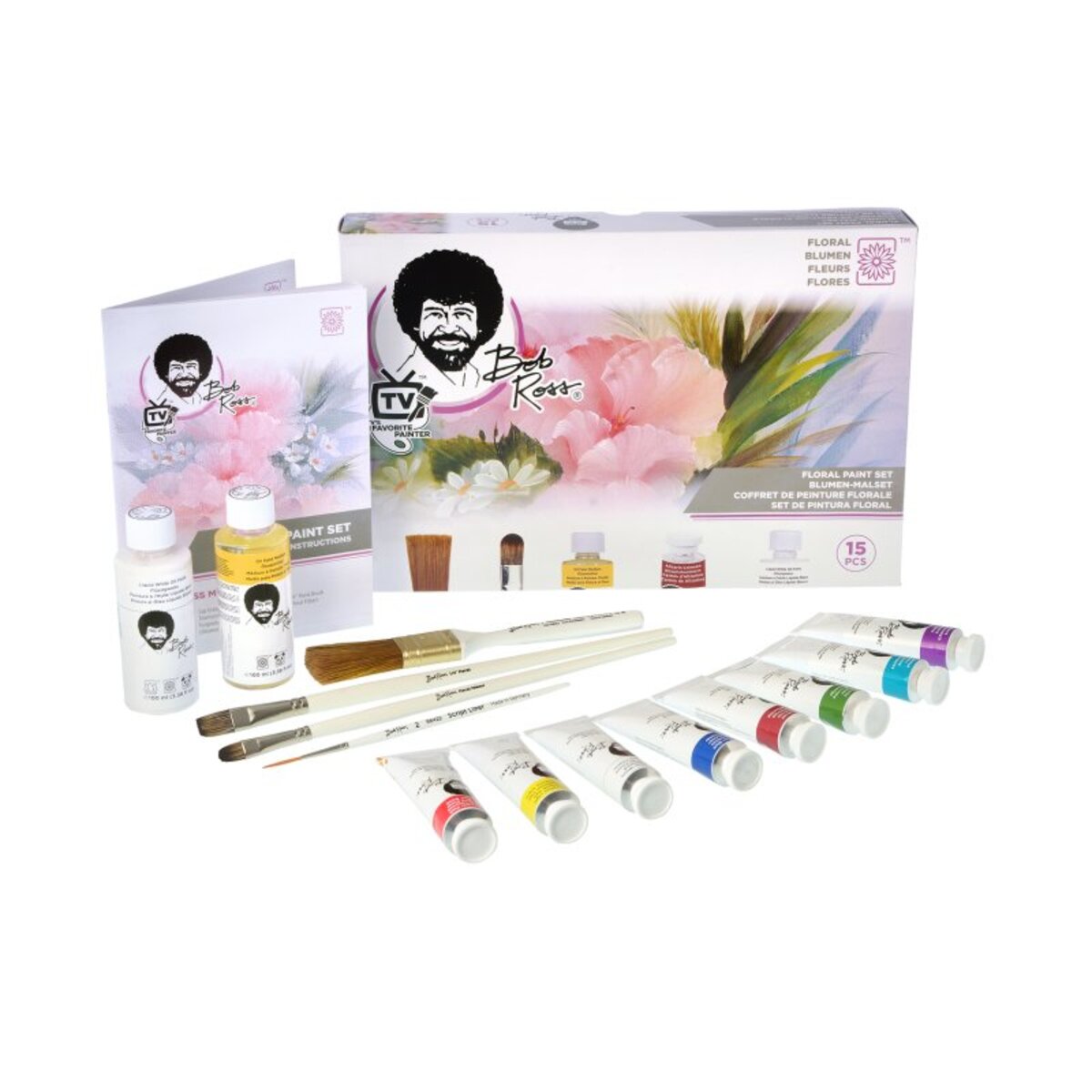 Bob Ross Ölfarbe Floral Painting Set