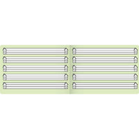 BRUNNEN Schulheft A5 quer, liniert, Lineatur 0, 16 Blatt