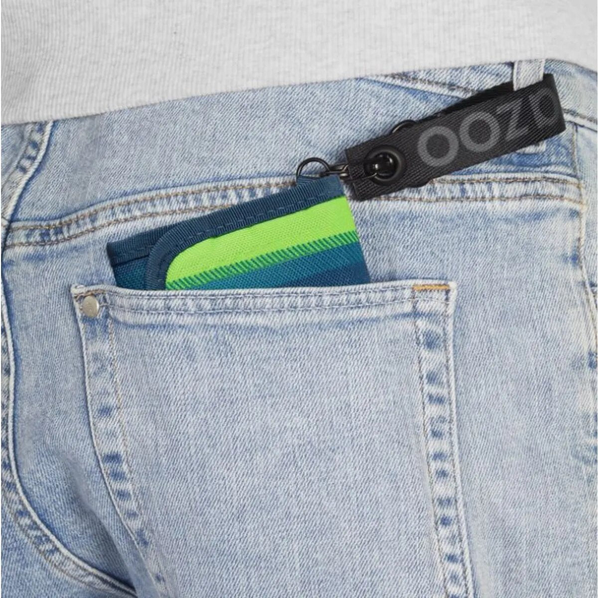 Coocazoo Geldbörse, Lime Stripe