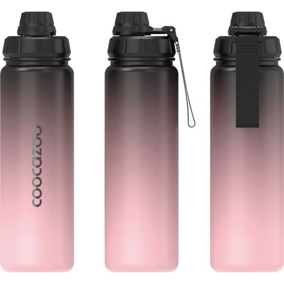 Coocazoo Isolierte Edelstahl-Trinkflasche, Gradient Rose
