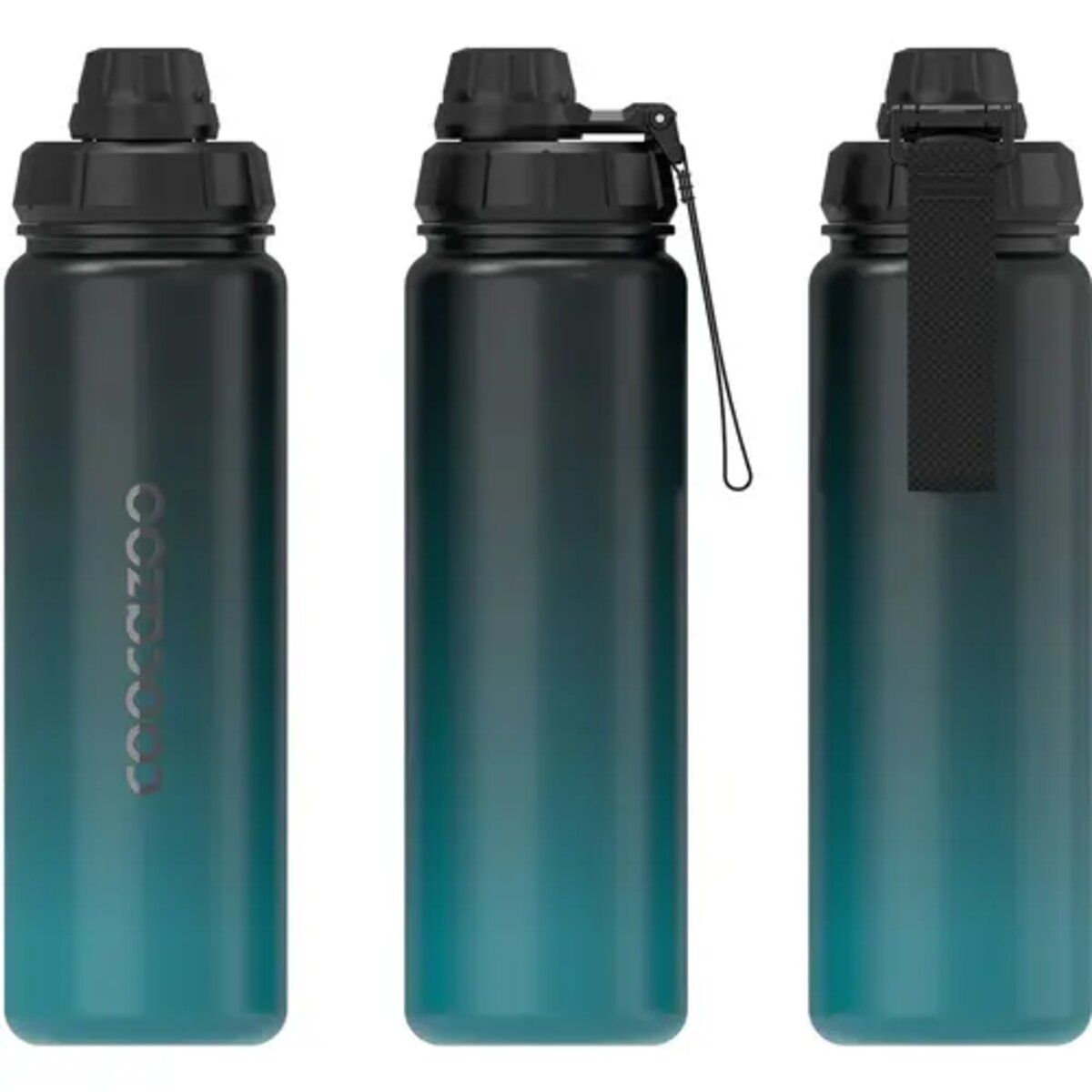 Coocazoo Isolierte Edelstahl-Trinkflasche, Gradient Teal