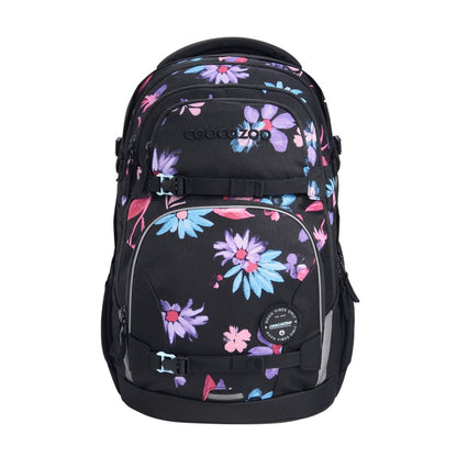 Coocazoo Rucksack PORTER Floral Artnight schwarz 35 Liter