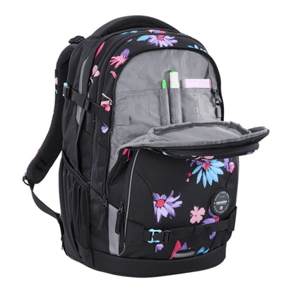 Coocazoo Rucksack PORTER Floral Artnight schwarz 35 Liter