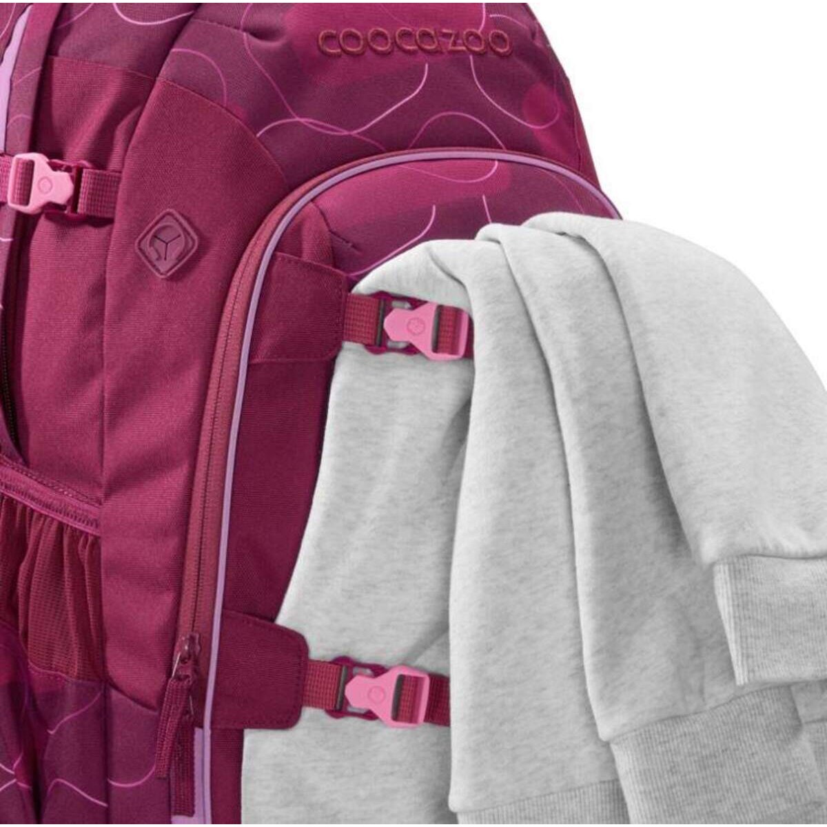 Coocazoo Schulrucksack Joker Berry Bubbles