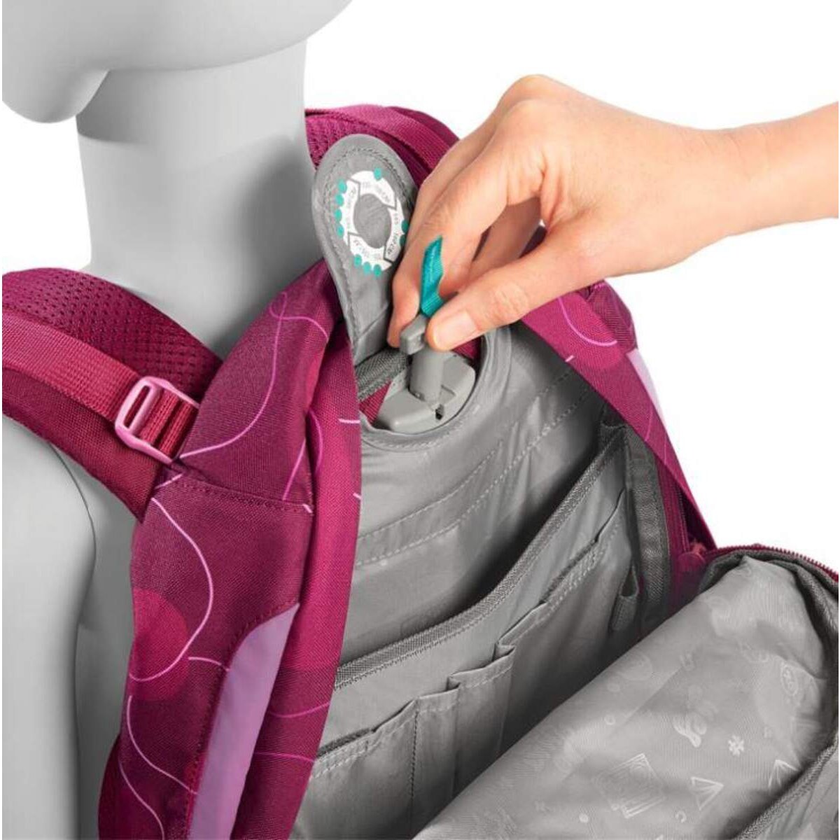 Coocazoo Schulrucksack Joker Berry Bubbles