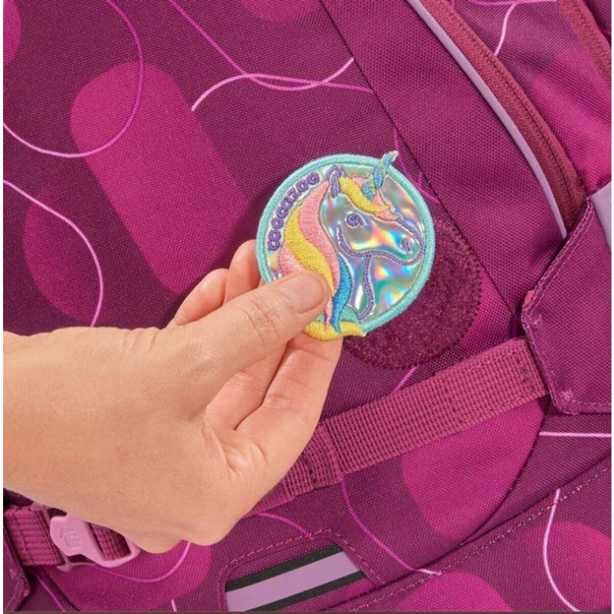 Coocazoo Schulrucksack Joker Berry Bubbles