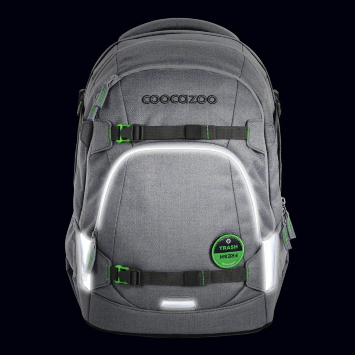 Coocazoo Schulrucksack MATE Mixed Silver Dust grau 30 Liter