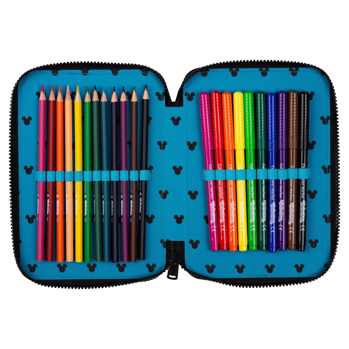 CoolPack XL-Etui gefüllt mit McAddy, 2-Zip, DISNEY – MICKEY MOUSE -Kollektion 2024-